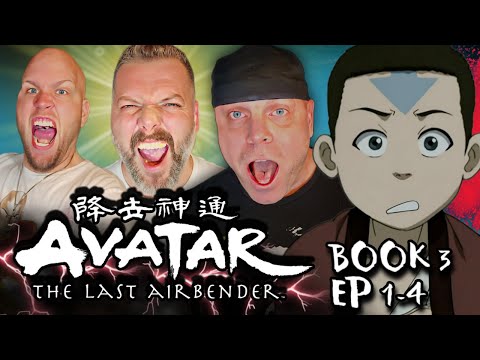 First time watching Avatar The Last Airbender reaction Book 3 ep 1-4