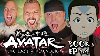 First time watching Avatar The Last Airbender reaction Book 3 ep 1-4