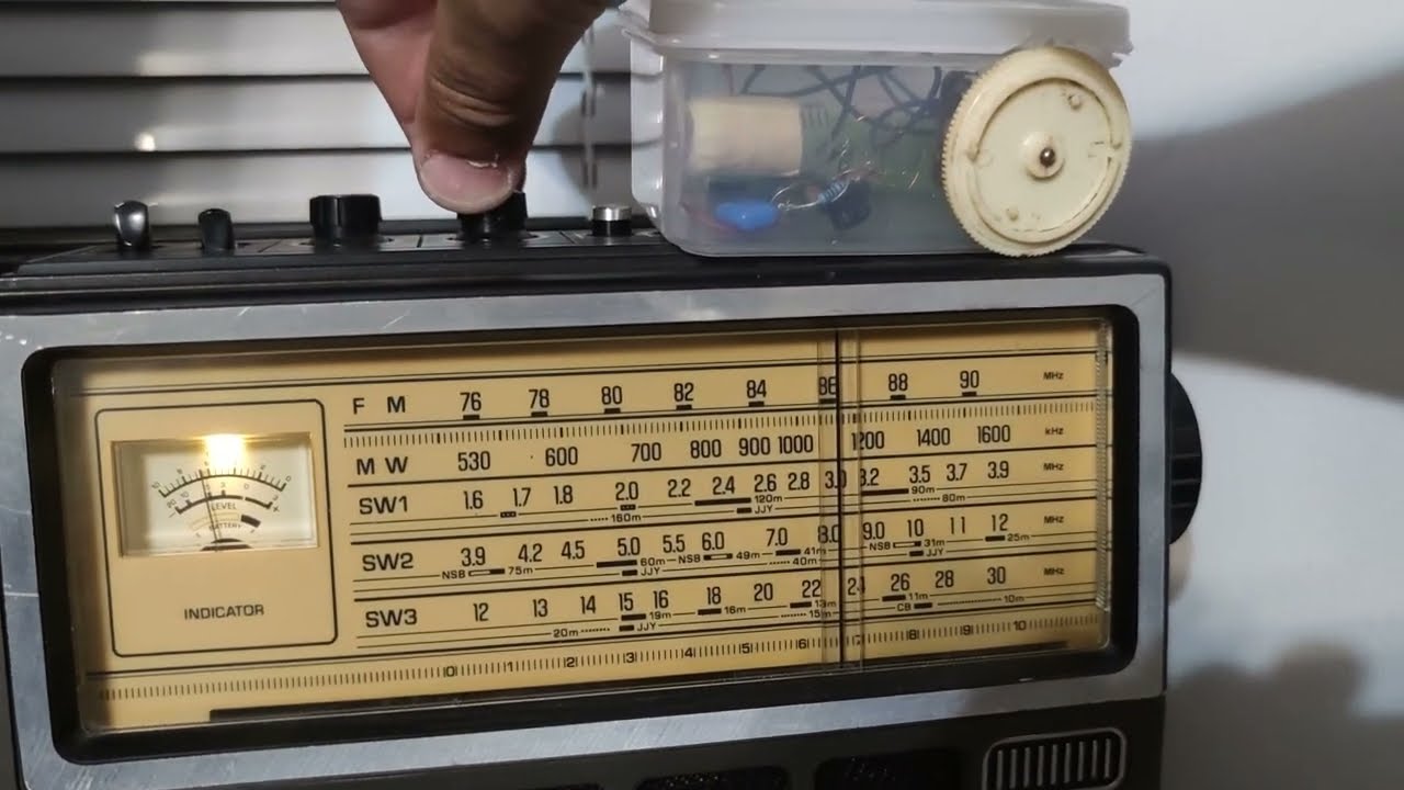 National RQ-554.  Ростов- метео. Прием в SSB  помощью приставки-  второго гетеродина.