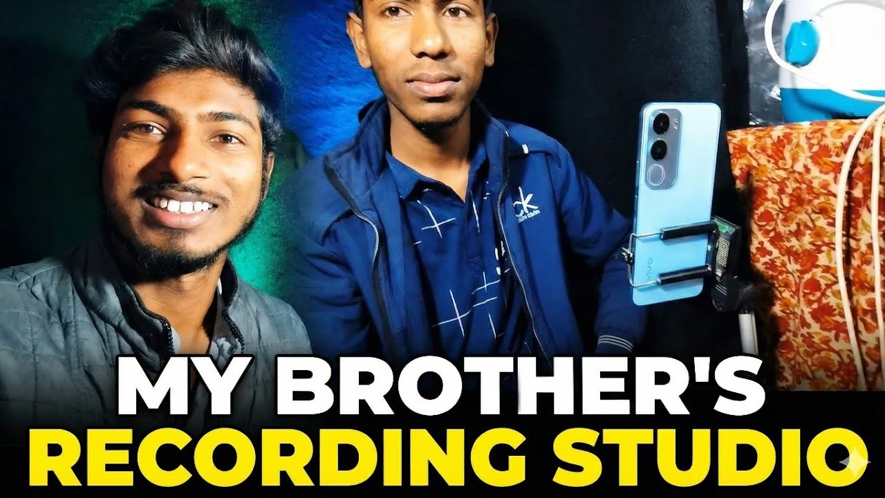 My brother's studio setup 