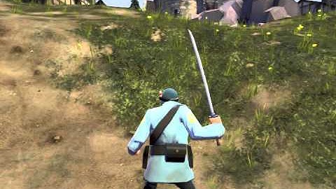 TF2-Playing medieval mode in thirdperson.