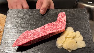 36000 йен Стейк из говяжьей вырезки Кобе - Еда в Японии