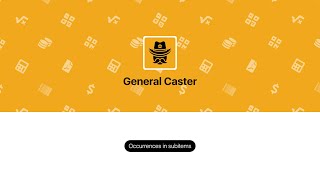 General Caster - Occurrences in subitems Formula screenshot 5