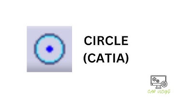 Circle (CATIA) | Part Design | Sketcher | Beginner Tutorial