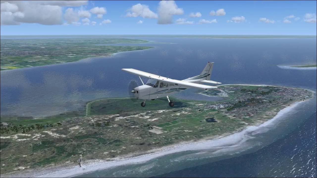 FlightSimulatorX:SE [PC] with TileProxy / Ostfriesische Inseln - YouTube