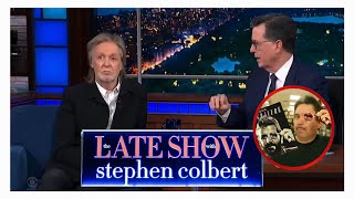Paul McCartney Says "Hello Goodbye" To Stephen Colbert on The Late Show