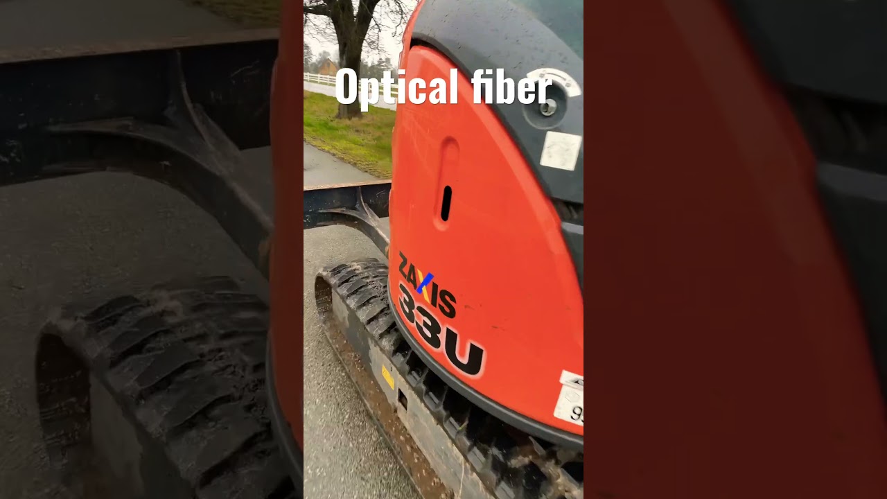 Fiber optic cables excavation 