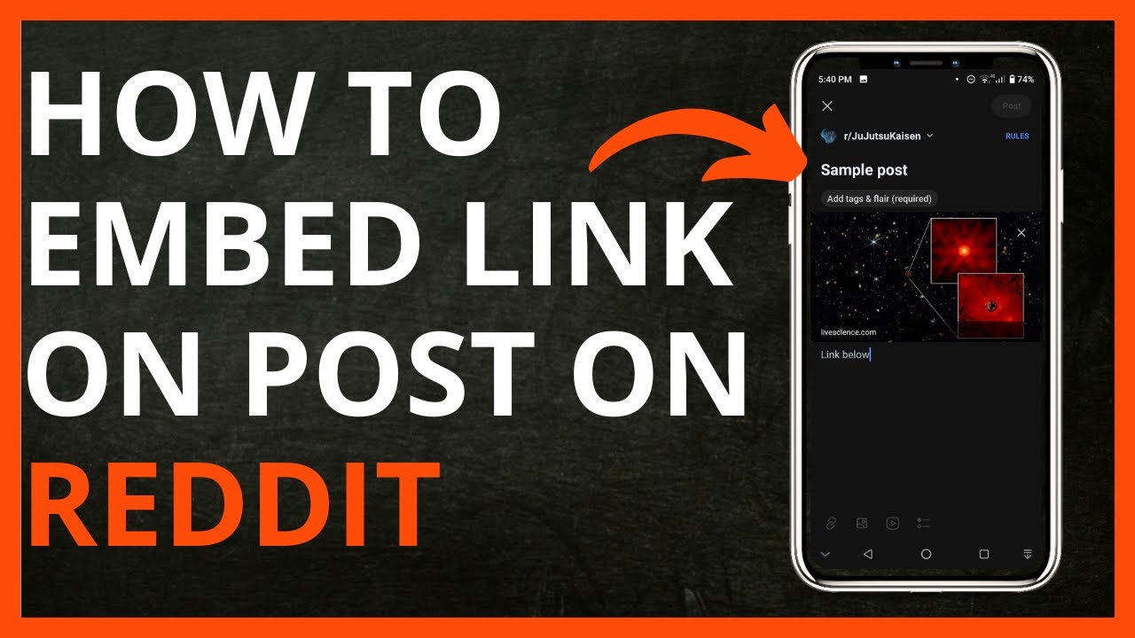How to Embed Link on Post on Reddit in 2024