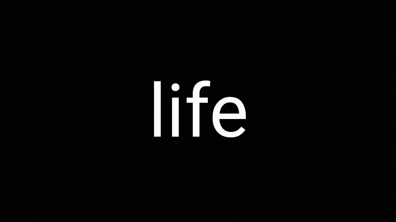 What Does Life Mean YouTube What Does Life Mean YouTube