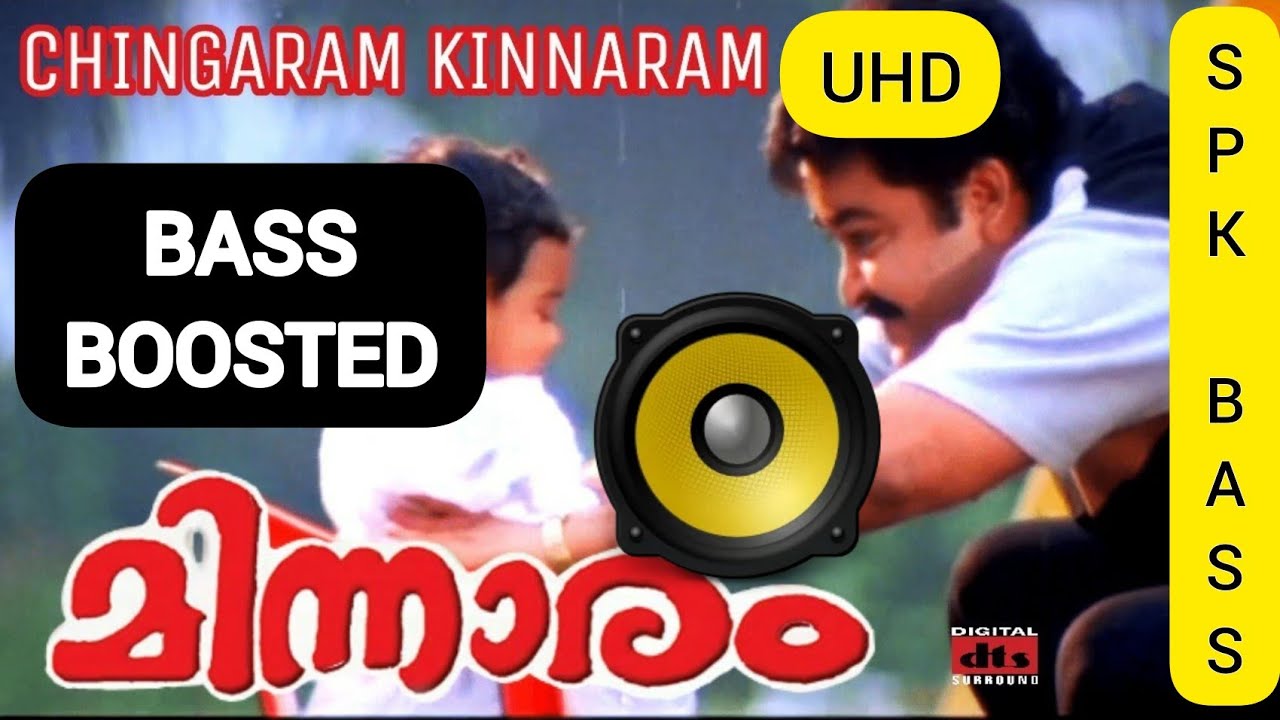 CHINKARAKINNARAM  SHOBANA  LALETTAN  MINNARAM  BASS BOOSTED  MALAYALAM  SPK BASS