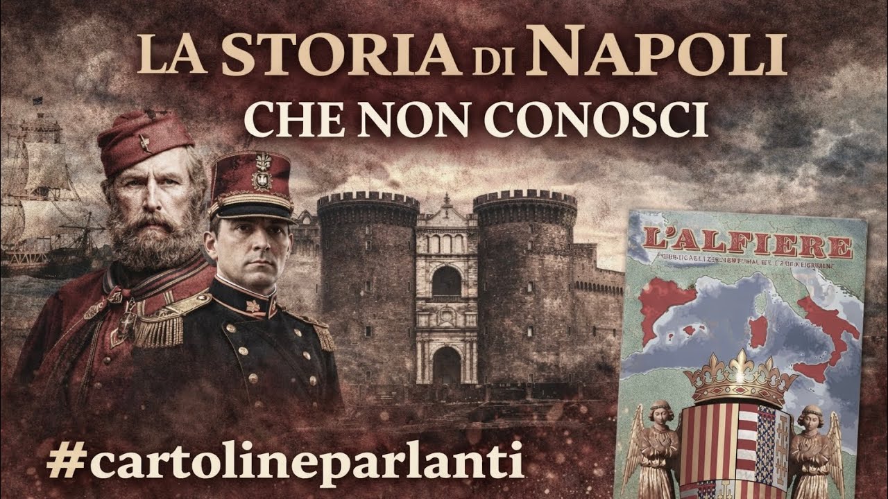 @cartolineparlanti di controstoria che restituisce a Napoli il suo ruolo:capitale, civiltà, visione.