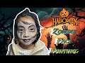 Zombie face painting / Halloween / How to draw