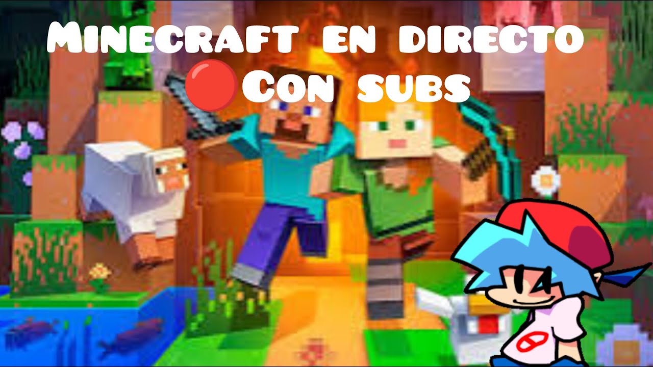 Minecraft Mini Sub 🔴 jugando Minecraft con subs en directo :) - YouTube