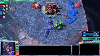 Starcraft 2 : 2v2 ZvZ vs TvT SUV Chesse Fail