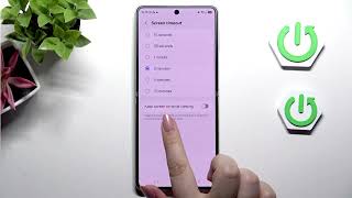 SAMSUNG Galaxy Z Flip 8 – How to Change Screen Timeout