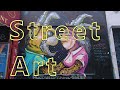 Street art rue dnoyez et artistes pedr et yarps  paris septembre 2020