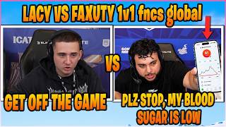 LACY EMBARRASSED FAXUTY In a 1v1 TOKENS WAGER At FNCS GLOBALS! 😭