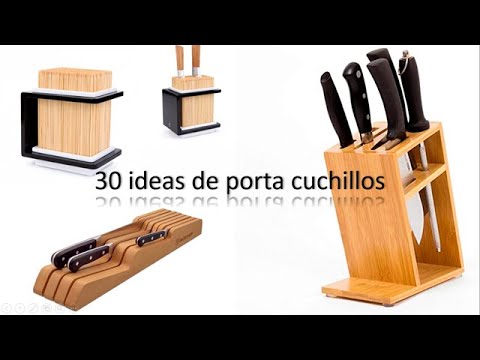 30 Ideas de porta cuchillos, posa cuchillos