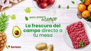 Soriana - ¡La frescura del campo directo a tu mesa con Martes y Miércoles del Campo!