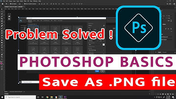 Cant save a file as PNG in Adobe Photoshop | Problem Solved In 2 Minutes !!