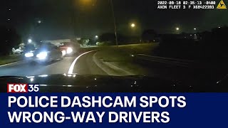 'Jesus!': 2 wrong-way drivers caught on dashcam in Florida