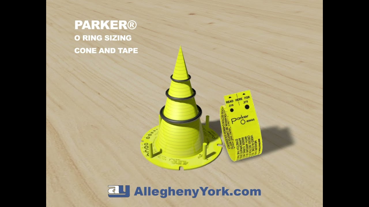 Allegheny York Sells Parker O Ring Sizing Cones And Tape YouTube allegheny-york-sells-parker-o-ring-sizing-cones-and-tape-youtube