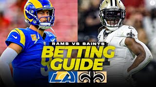 Rams at Saints Betting Preview: FREE expert picks, props [NFL Week 11] | CBS Sports HQ