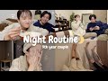 【同棲ナイトルーティン】仕事で疲れ果てた日のふたり🌙
