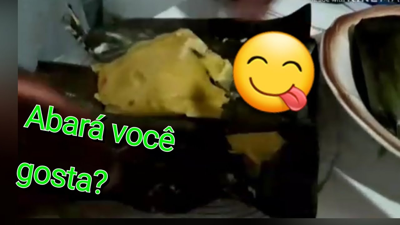 COMO fazer um delicioso ABARÁ temperado😋😋😋