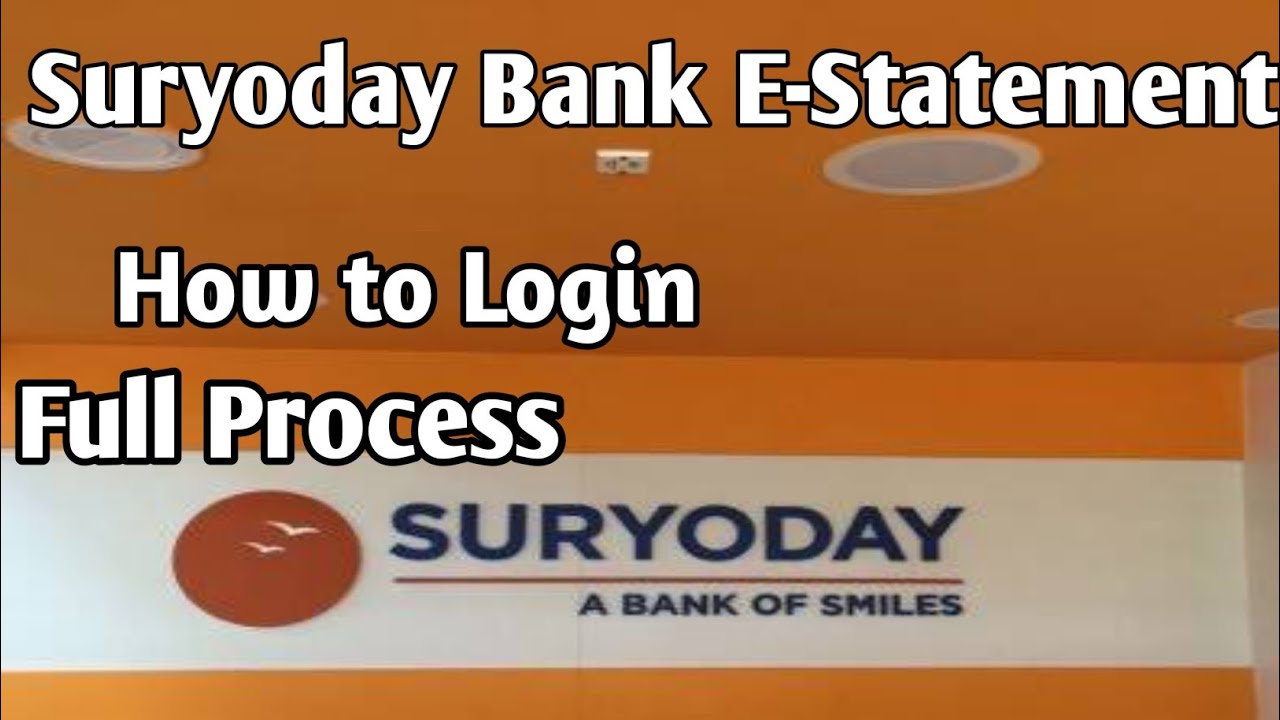 Suryoday Bank|| E-Statement-Jun-22|| PASSWORD SE KAISE LOGIN KORE
