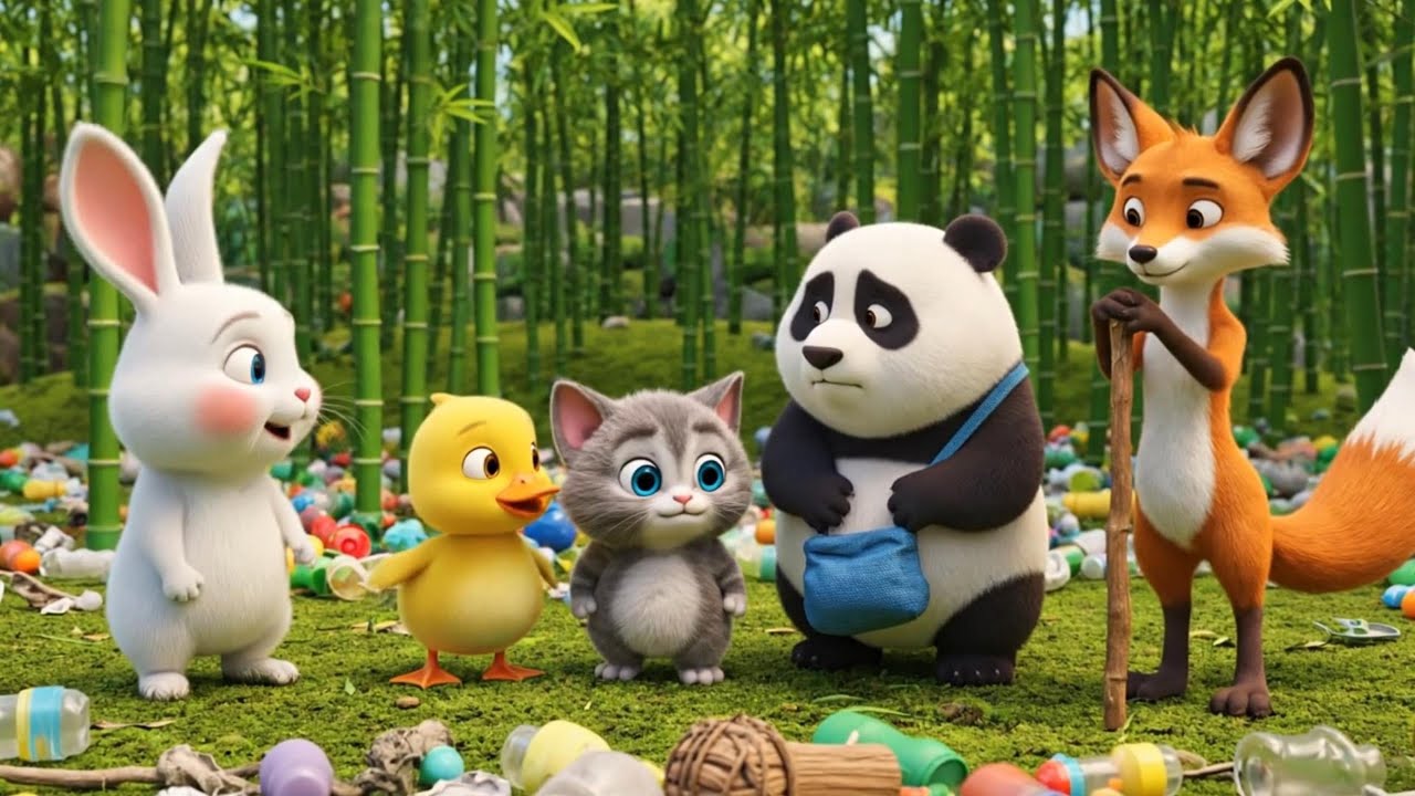 🐰🐤Roro, Dodo, Kiki: The Green Forest Guardians and Their Mission to Protect the Environment