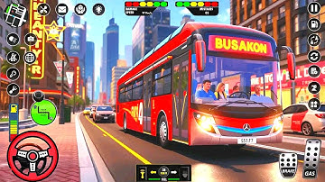 Offroad Uphill Coach Bus Simulator 2025 – Real Bus Driving 3D - Android GamePLay