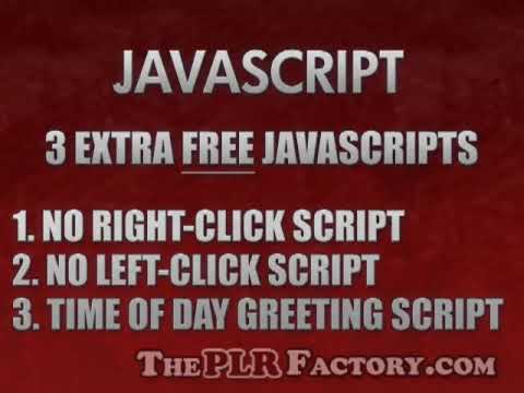 JavaScript - 3 Cool and FREE scripts explained