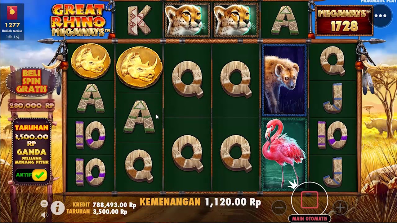 SLOT PROMO Great Rhino Megaways - YouTube