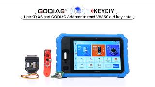 How to Read VW 5C Old Key Data | KEYDIY KD-X6 & GODIAG Adapter