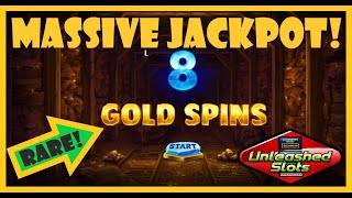 DYNAMITE RICHES GOLD SPINS - MASSIVE JACKPOT WIN - UNLEASHED SLOTS - DRAFTKINGS - HIGH LIMIT SLOTS!