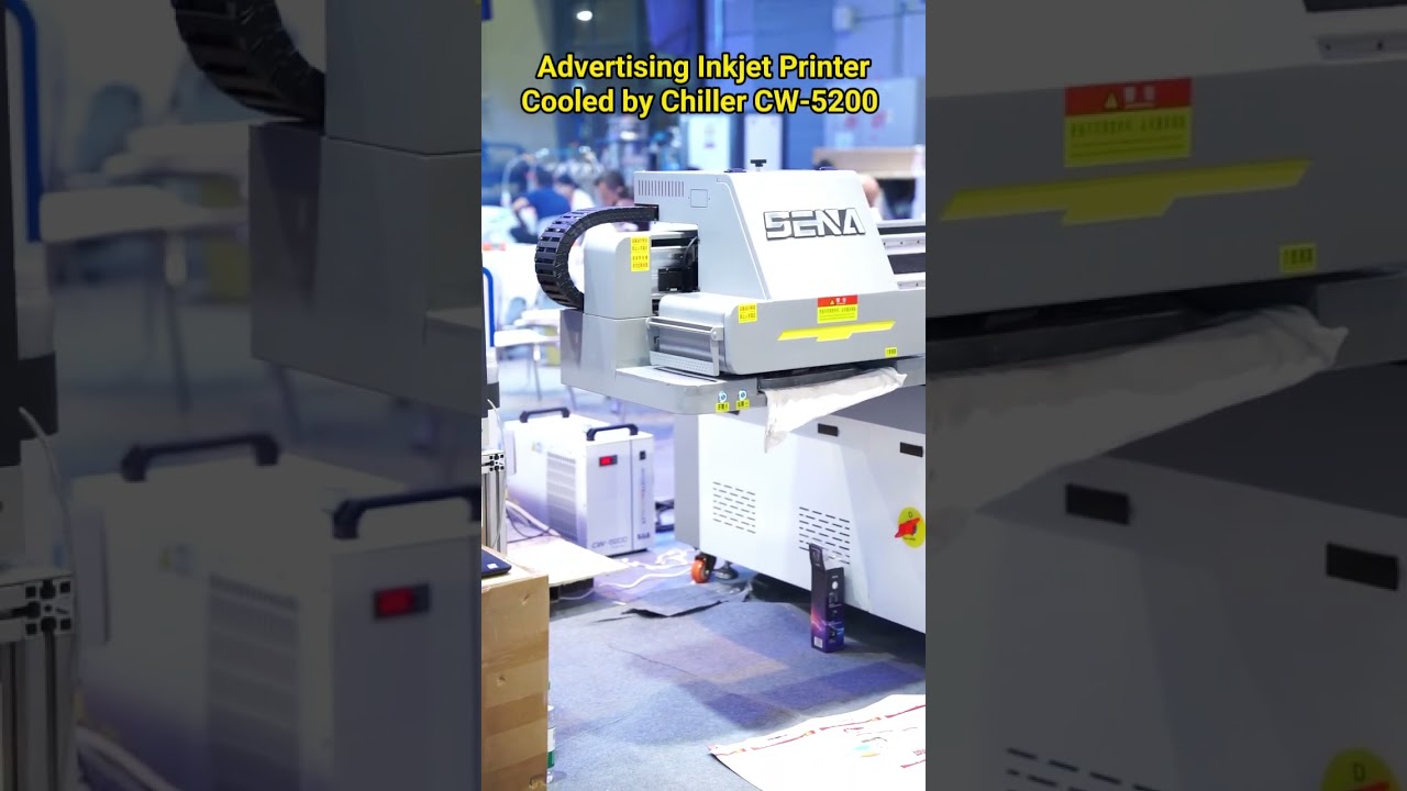 Reliable Cooling for Advertising Inkjet Printers with Water Chiller CW-5200