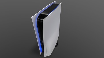 Play Station 5 - 3d model ( Official Public Presentation 11-06)