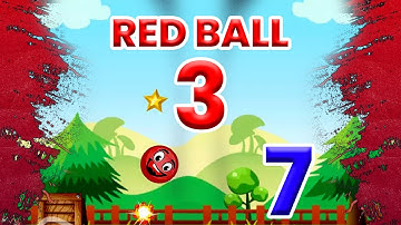 Red Ball 3 - Gameplay Walkthrough Part 7 - All Levels/Chapters/Episodes (iOS, Android)