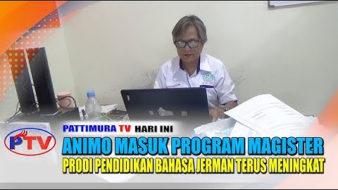 ANIMO MASUK PROGRAM MAGISTER PRODI PENDIDIKAN BAHASA JERMAN TERUS MENINGKAT