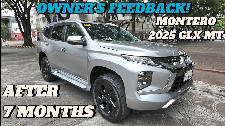 2025 Mitsubishi Montero Sport GLX MT - 7 Months of Ownership