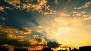 Beautiful Sunset Sky | Relaxing Timelapse Music