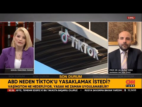 CNN Türk | Prof.Dr.Ali Murat Kırık | ABD Başkanı Biden kararı resmen imzaladı! TikTok yasaklandı mı?