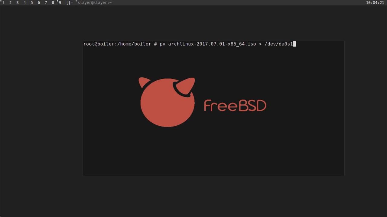 FreeBsd Formatting and Creating Bootable USB YouTube