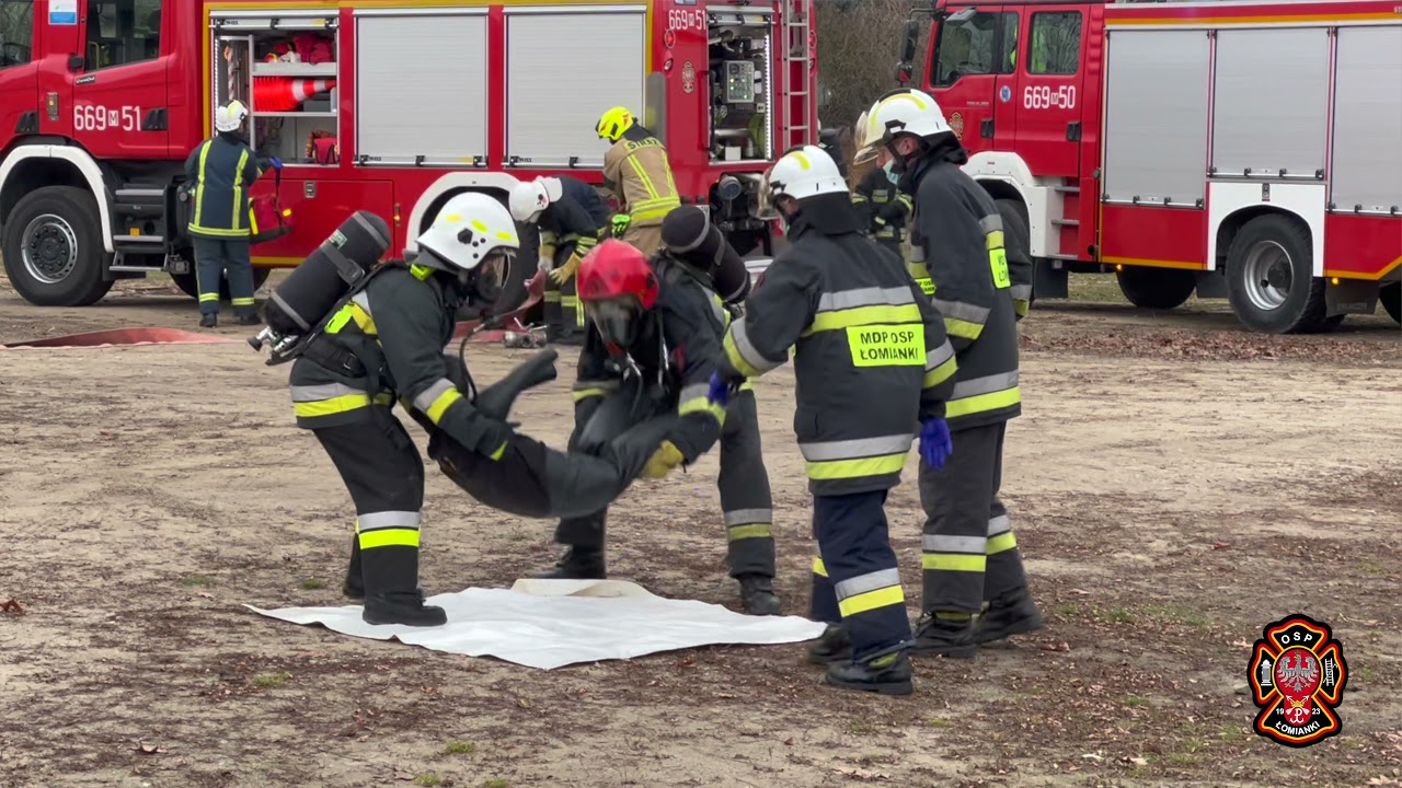 Pokaz gaszenia w wykonaniu MDP OSP Łomianki