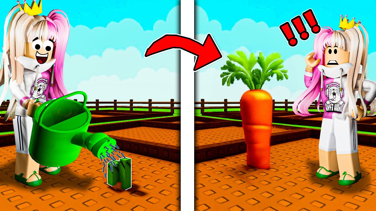 EYRA BERJAYA HASILKAN TANAMAN CARROT BESAR?? [ GROW A GARDEN ] ROBLOX MALAYSIA