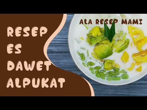 Es Dawet Campur Alpukat