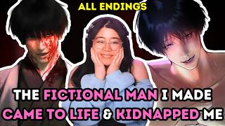 My Yandere OC Came To Life & Kidnapped Me?! | Welcome Home - ALL ENDINGS screenshot 1