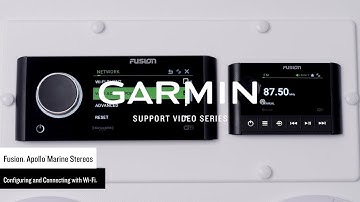 Garmin Support | Fusion® Apollo™ Stereos | Configuring Wi-Fi®