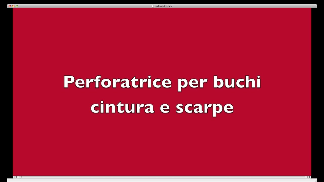 Attrezzi utili al fai da te: Pinza perforatrice per buchi cintura